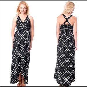 Jessica Simpson / Plaid Maternity Dress